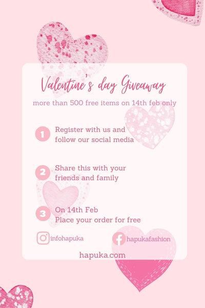 Valentine’s Day Giveaway @hapuka.com!