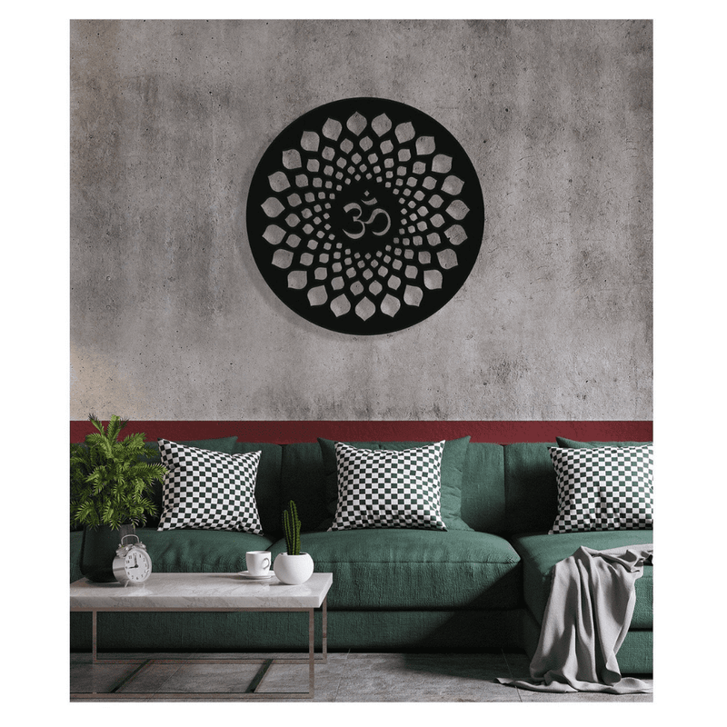 AmericanElm Acrylic Wall Art | OM Sign | Home Decor | Housewarming Gift | Yoga Studio Decoration