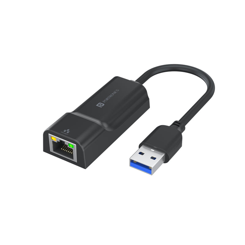 Portronics Mport 45 USB to Gigabit Ethernet Adapter
