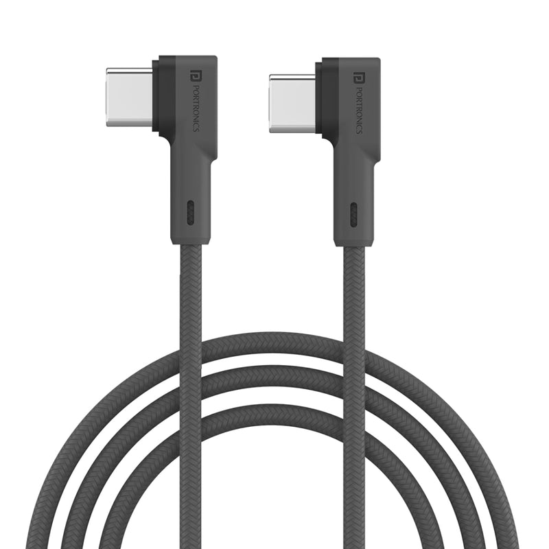 PortronicsIndia Konnect L Type C to Type C 60W Charging Cable