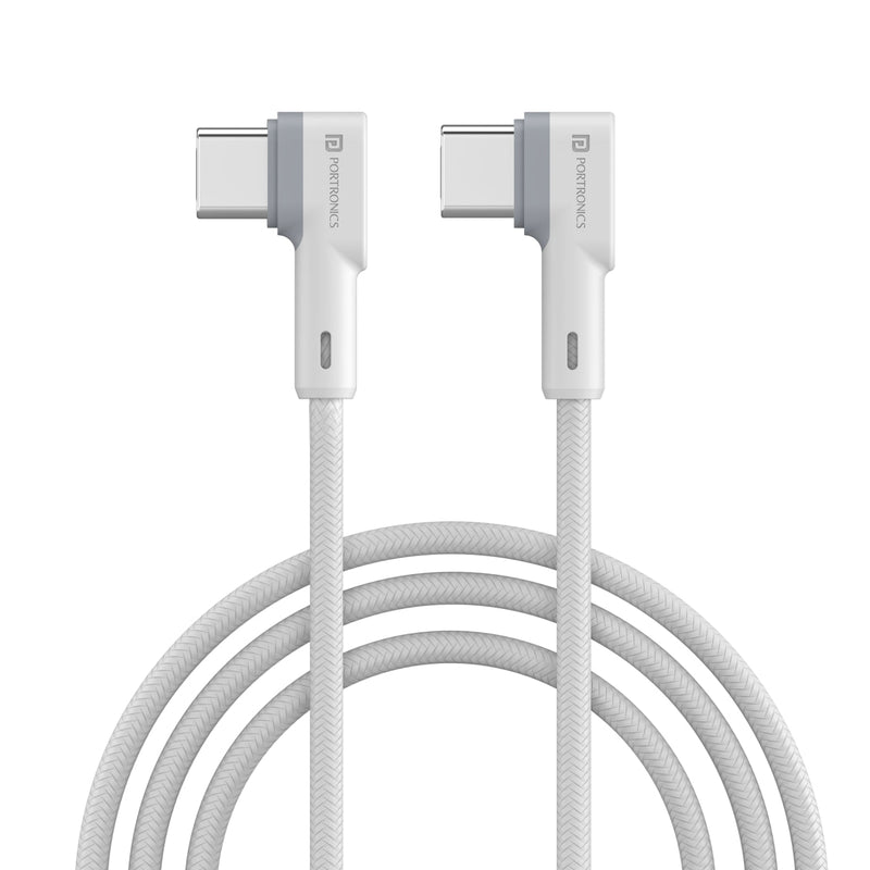 PortronicsIndia Konnect L Type C to Type C 60W Charging Cable