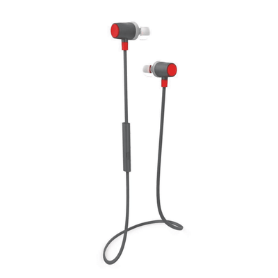 Portronics Harmonics 214 HD Stereo Wireless Bluetooth 5.0 Sports Headset with High Bass for All Android & iOS Devices (Red)