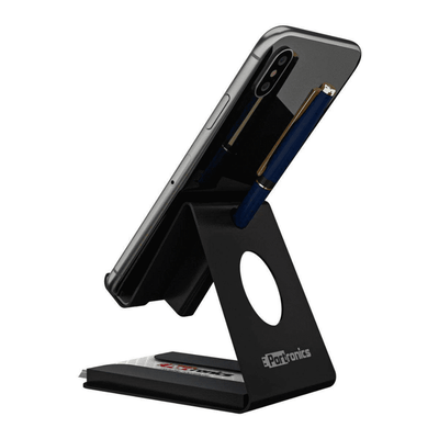 Portronics Modesk 4 Universal Desktop Mobile Phone Holder Stand with Card & Pen Holder for All Smartphones, Tabs, Kindle, ipad (Up to 7 inch)