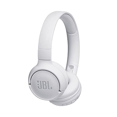 JBL JBL Tune 500BT by HarmanPowerful Bass Wireless On-Ear Headphones with Mic, 16 Hours Playtime & Multi Connect Connectivity (White) Hapuka 