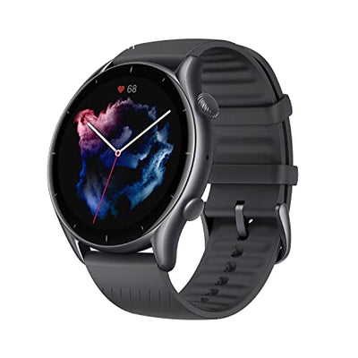 Amazfit Amazfit GTR 3 Smart Watch Fitness Watch with Health Monitoring, 1.39" AMOLED Display, Sports Watch with 150+ Sports Modes, GPS, 21 Days Battery Life, Alexa Built-in (Thunder Black) Hapuka 