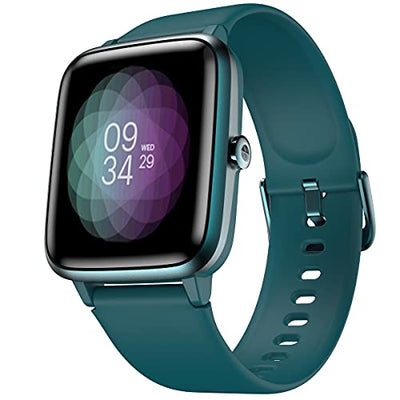 Noise Noise ColorFit Pro 2 Full Touch Control Smart Watch with 35g Weight & Upgraded LCD Display,IP68 Waterproof,Heart Rate Monitor,Sleep & Step Tracker,Call & Message Alerts & Long Battery Life (Teal Green) Hapuka 