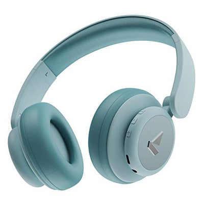 boAt boAt Rockerz 450 Pro Bluetooth Wireless On Ear Headphones with Mic (Aqua Blue) Hapuka 