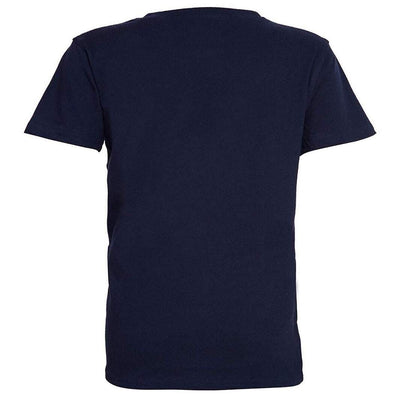 Hapuka Boys's Slim Fit  Solid Half Sleeves  Blue Cotton Solid T Shirt