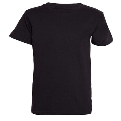 Hapuka Boys's Slim Fit  Solid Half Sleeves  Black Cotton Solid T Shirt