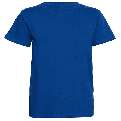 Hapuka Boys's Slim Fit  Solid Half Sleeves  Royal Blue Cotton Solid T Shirt