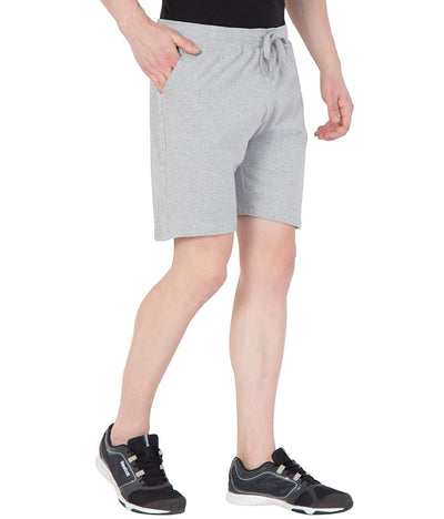 Hapuka Hapuka Men's Grey  Slim Fit Stylish Cotton Sports Shorts Hapuka Shorts-Men