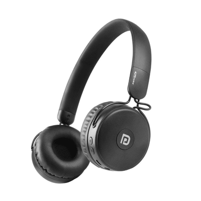 Portronics Muffs M POR-317 Wireless Bluetooth 5.0 Stereo On-Ear Headphones with Immersive Stereo Sound, Hands Free Mic & AUX Port