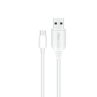 Portronics Konnect Core II POR-1031, 2.4A Fast Charging 1M Micro USB Cable for Android Phones
