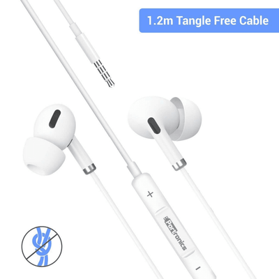 Portronics Conch Delta POR-1155 in-Ear Wired Earphone, 1.2m Tangle Free Cable for All Android & iOS Devices
