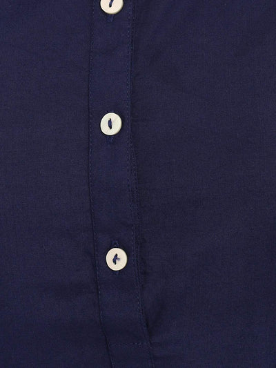 Hapuka Hapuka Women's Slim Fit three-quarter sleeve  Blue Rayon Solid  Top Hapuka Top