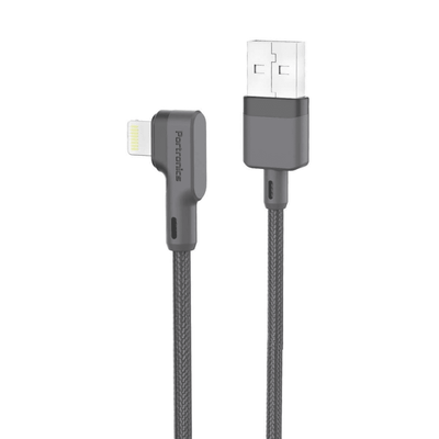 Portronics Konnect L 1.2M POR-1080 Fast Charging 3A 8 Pin USB Cable with Charge & Sync Function