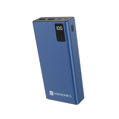 Power G 20K - 20000mAh Power Bank with 2 USB and 1 Type-C PD Port - Portronics.com