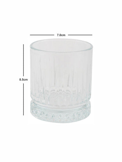 Pasabahce Glass Elysia Tumbler (Set of 4 Pcs.)