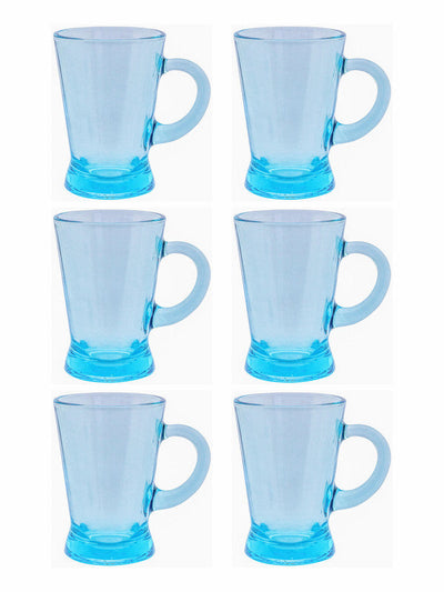 Pasabahce Color Glass Heybeli Coffee Mug (Set of 6 Pcs.)
