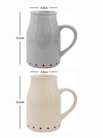 Roxx Stoneware Large Can Coffee Mug (Set of 4 Pcs.)