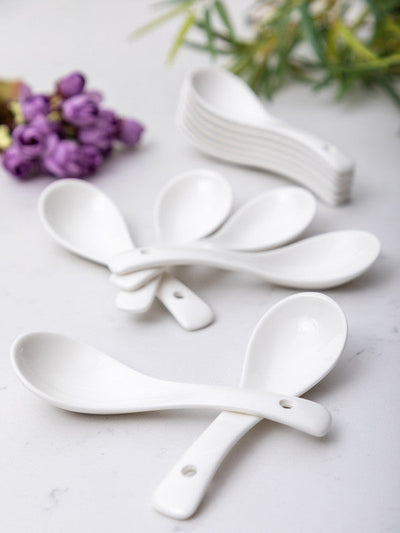 Porcelain Spoons (Set of 12 pcs)