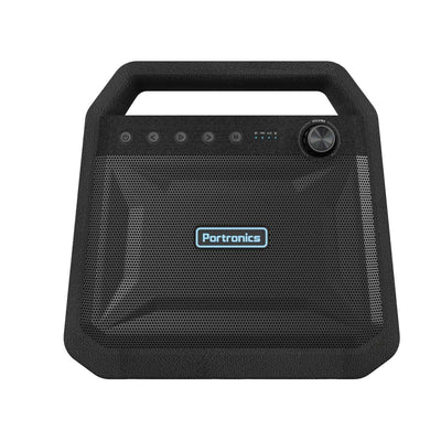 Portronics Roar POR-549, 2x12W Bluetooth 4.2 Stereo Speaker with TWS, Aux in, Micro SD Card and 6, 000mAh Battery,