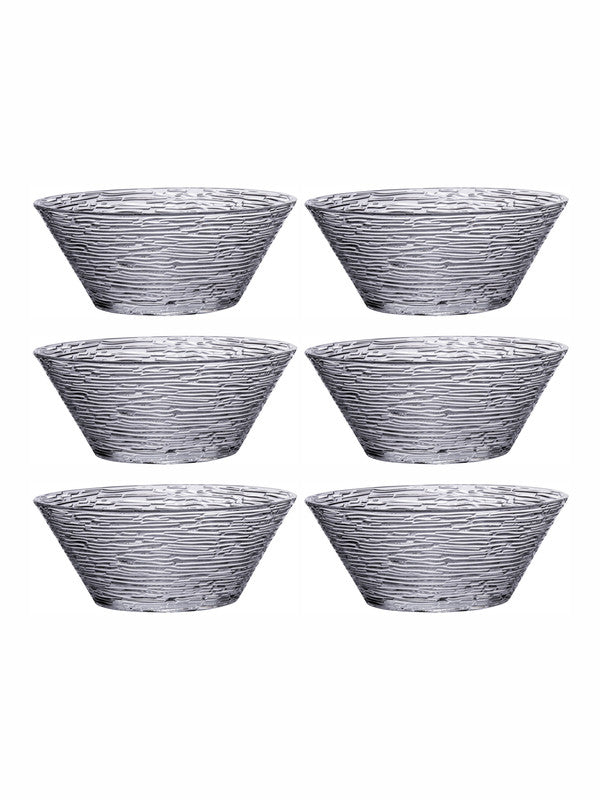 Goodhomes Glass Large Bowl (Set of 6pcs)