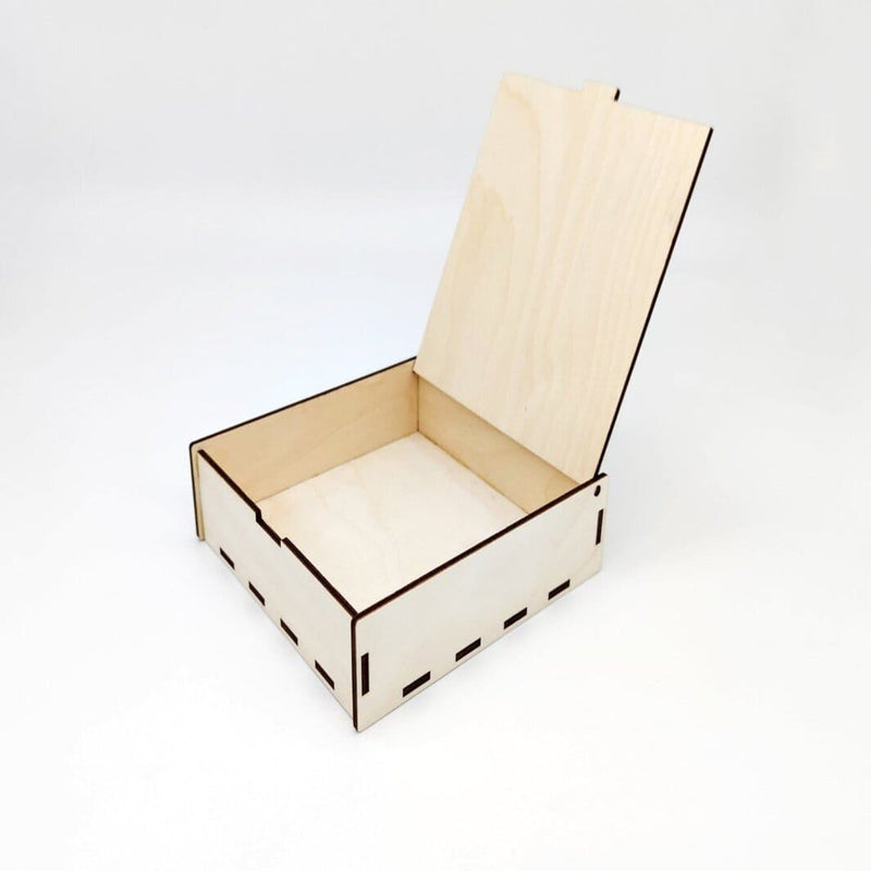 AmericanElm Pack of 2 Multipurpose Wooden Box for Home storage box