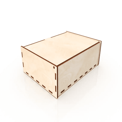 AmericanElm Wood Handmade Wooden Rectangular Shape Box for Money/Pandrive/key/Coin