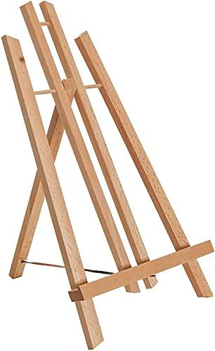 Whittlewud Art Supply (Hight 14 inch) Tall Medium Tabletop Display A-Frame Easel (1-Each), Accommodates canvas art.