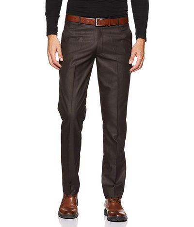 Cliths Cliths Black Formal Trouser/ Business Slim Fit Flat Front Formal Pants For Men Hapuka Formal Trouser-Men