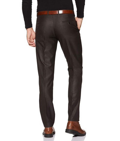 Cliths Cliths Black Formal Trouser/ Business Slim Fit Flat Front Formal Pants For Men Hapuka Formal Trouser-Men