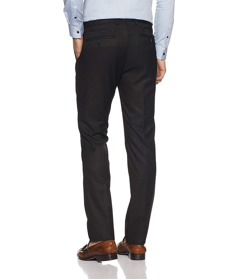 Cliths Cliths Slim Fit Black Formal Trouser For Men/ Black Formal Pants For Men Hapuka Formal Trouser-Men