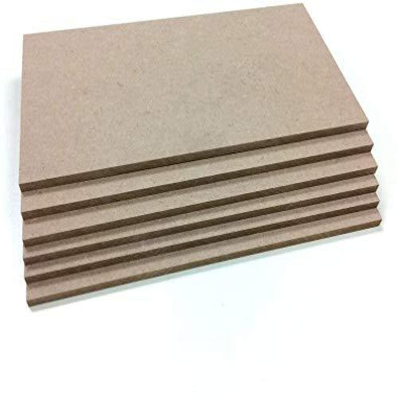 AMERICANELM Unfinished Craft Wood Canvas Boards for Painting, Craft works, diy, decorating home offices (10x5inx6mm sizes&6Packs)