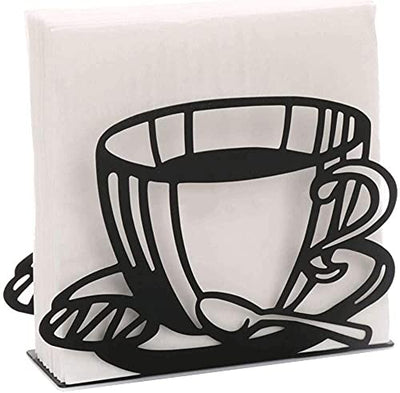 Whittlewud Napkin Holder: Freestanding Tissue Dispenser/Holder; Table Napkin Holder for Home Kitchen Restaurant Picnic Party wedding etc.(Coffee Cup)