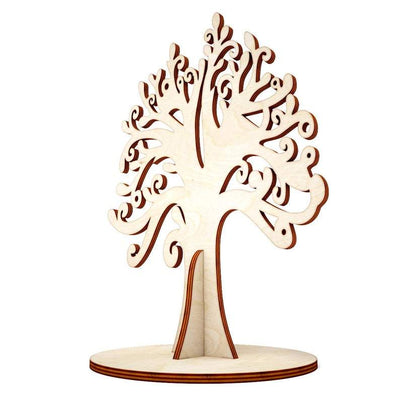 AmericanElm Wooden Jewellery Tree for jewelry organizer stand, Necklace stand