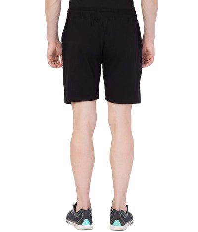 Haoser Haoser Men's Black Cotton Short For using Running Hapuka Shorts-Men