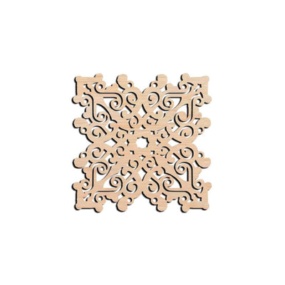 Haoser Home Décor Geometic Laser Cut Carved Panel for Living Room, Windows, Room Partition ( Multiple Sizes, Thickness, Pattern Available)