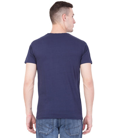 American-Elm American-Elm Men's Round Neck King Printed Cotton Slim Fit T-Shirt Hapuka T Shirt-Men