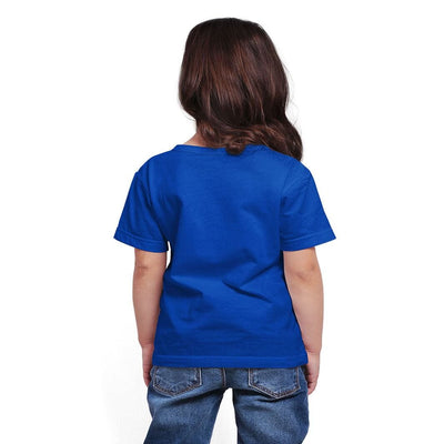 Haoser Boys & Girls Combo Set Dark Blue and Light Blue Cotton Solid Stylish Half Sleeve T-Shirts