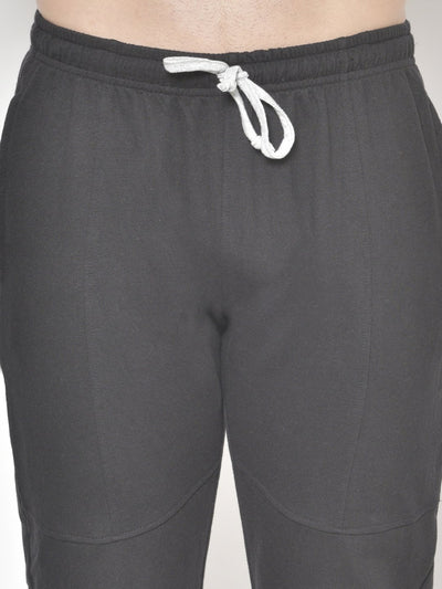 American-Elm American-Elm Men's Black Stylish Cotton Track Pants, Track Joggers Hapuka Track Pant & Joggers- Men