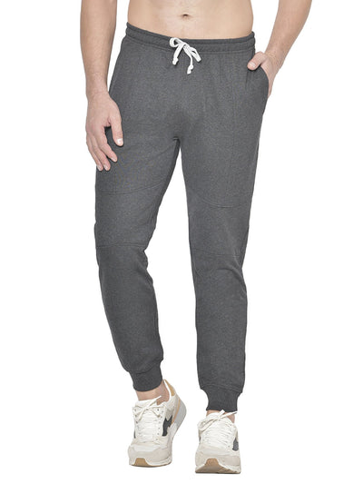 American-Elm American-Elm Men's Dark Grey Stylish Cotton Track Pants, Track Joggers Hapuka Track Pant & Joggers- Men