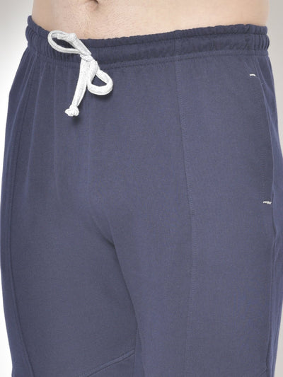 American-Elm American-Elm Men's Navy Blue Stylish Cotton Track Pants, Track Joggers Hapuka Track Pant & Joggers- Men