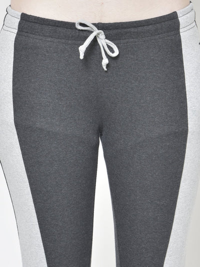 American-Elm American-Elm Women's Dark Grey Stylish Cotton Track Pants, Joggers Hapuka Track Pant & Joggers-Women
