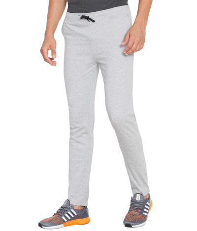Cliths Cliths Men's Grey Slim Fit Solid Trackpant Hapuka Track Pant & Joggers- Men