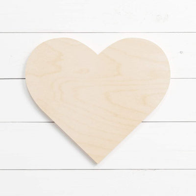 Haoser 10 Pcs Unfinished Wood Blank Heart Shape, 4mm Thick Wooden Cutout for DIY Craft Projects, Hanging Decorations, Panting
